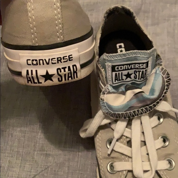 Converse gray double tongue camo - Picture 2 of 6